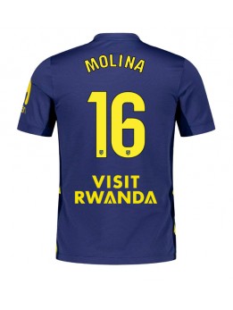 Billige Atletico Madrid Nahuel Molina #16 Bortedrakt 2025-26 Kortermet